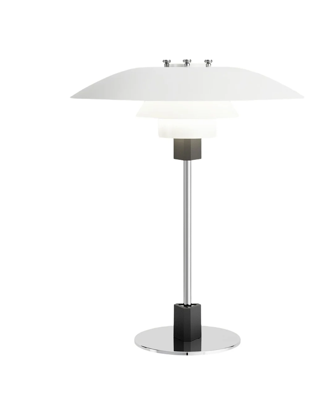 Louis Poulsen PH 4/3 White Glass Table Lamp