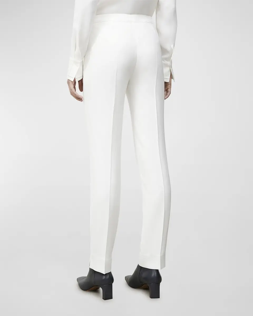Lafayette 148 New York Petite Bleecker Finesse Crepe Pants | Thumbnail 2