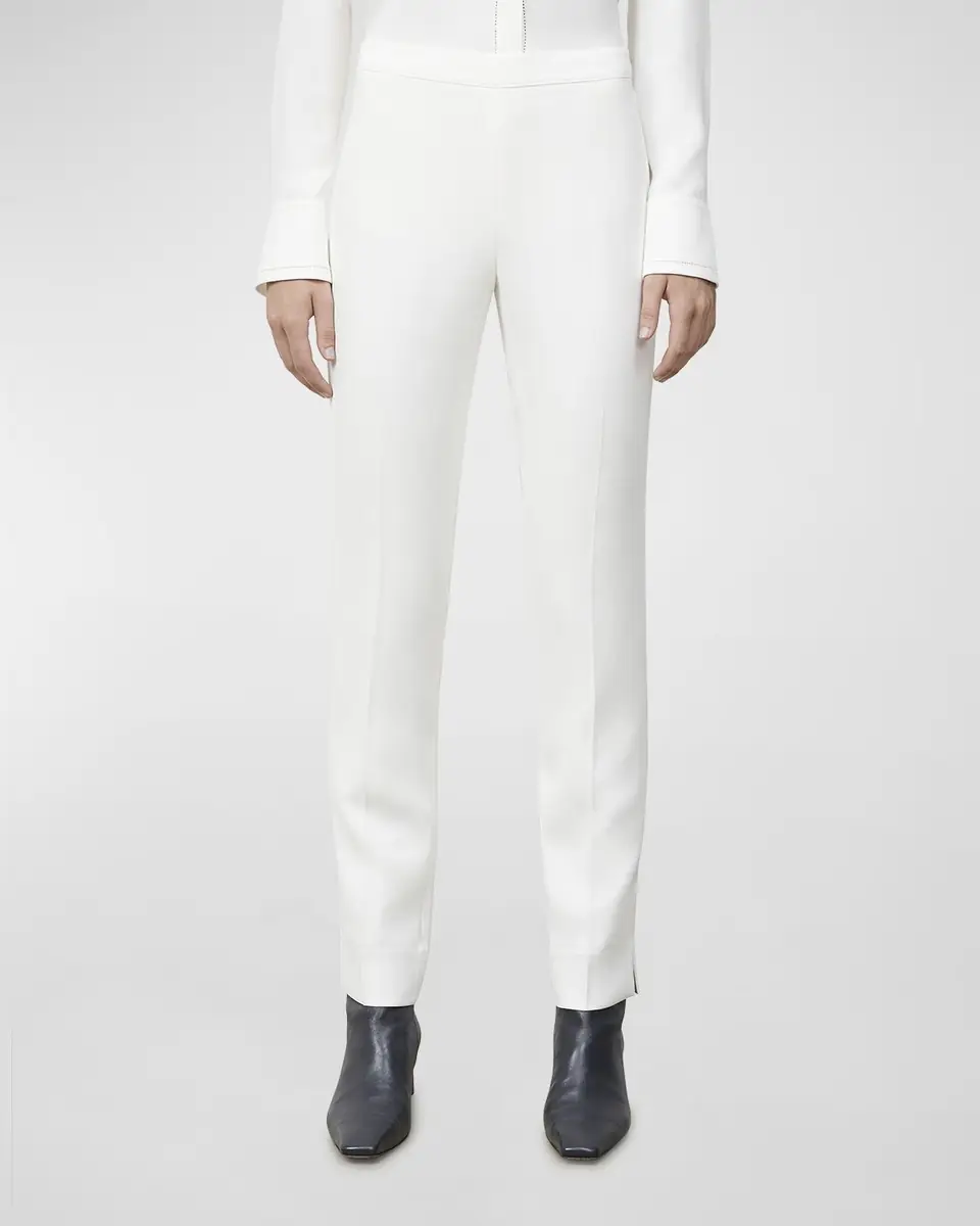 Lafayette 148 New York Petite Bleecker Finesse Crepe Pants | Thumbnail 3