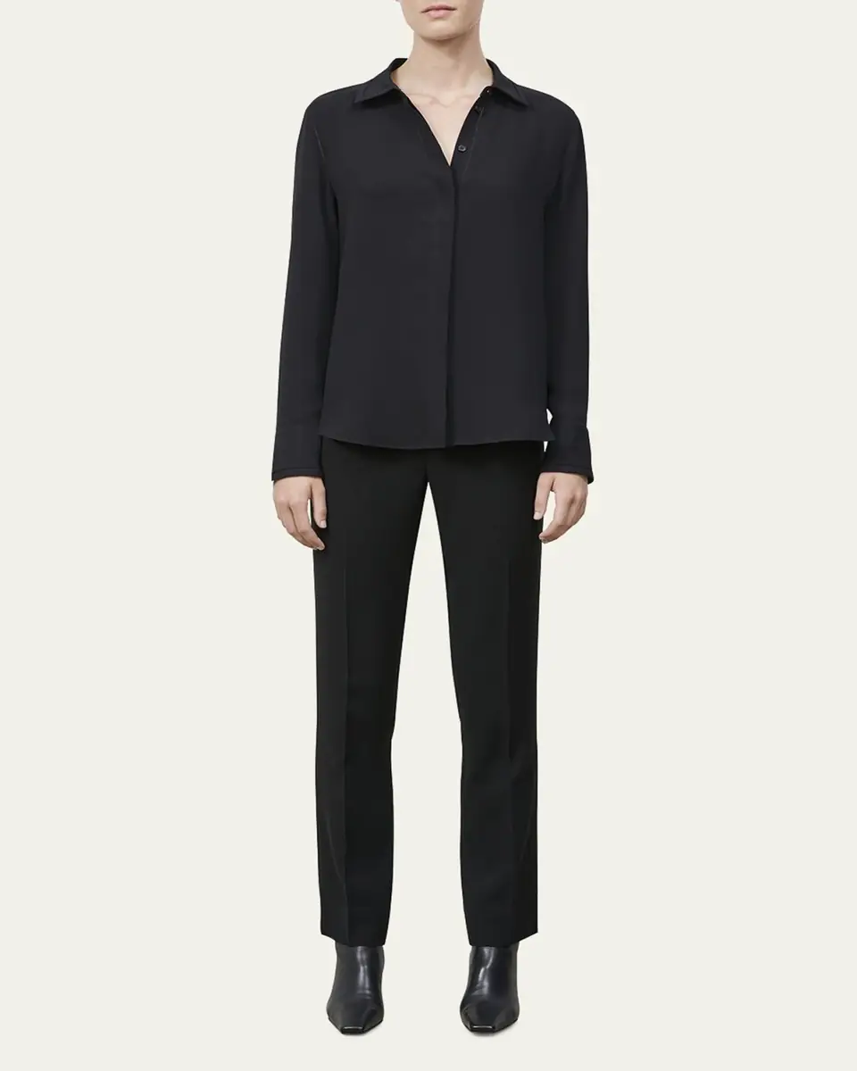 Lafayette 148 New York Petite Bleecker Finesse Crepe Pants | Thumbnail 6