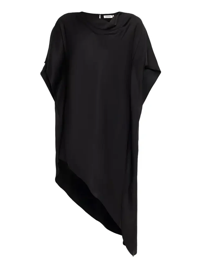 Sadia Satin Mini Cape Dress Sadia Satin Mini Cape Dress
