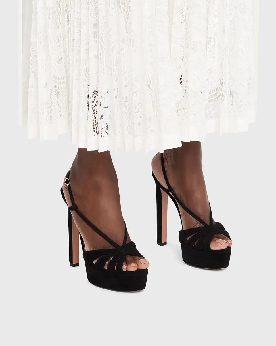 Aquazzura 130mm Aimee Suede Platform Sandals | Thumbnail 6 Aquazzura 130mm Aimee Suede Platform Sandals | Thumbnail 6