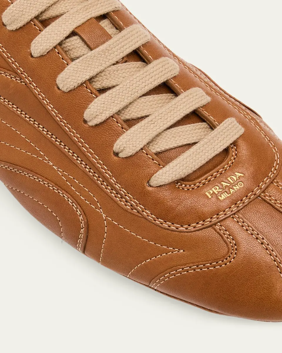 Prada Men's Montecarlo Re-Edition 2005 Nappa Leather Sneakers | Thumbnail 3