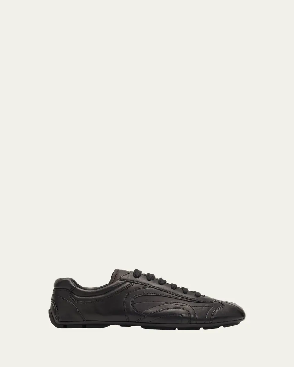 Prada Men's Montecarlo Re-Edition 2005 Nappa Leather Sneakers | Thumbnail 4