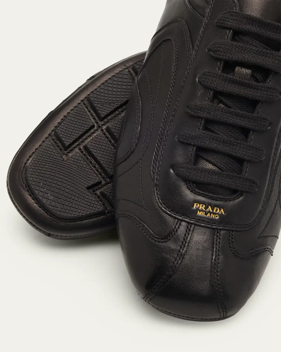 Prada Men's Montecarlo Re-Edition 2005 Nappa Leather Sneakers | Thumbnail 8