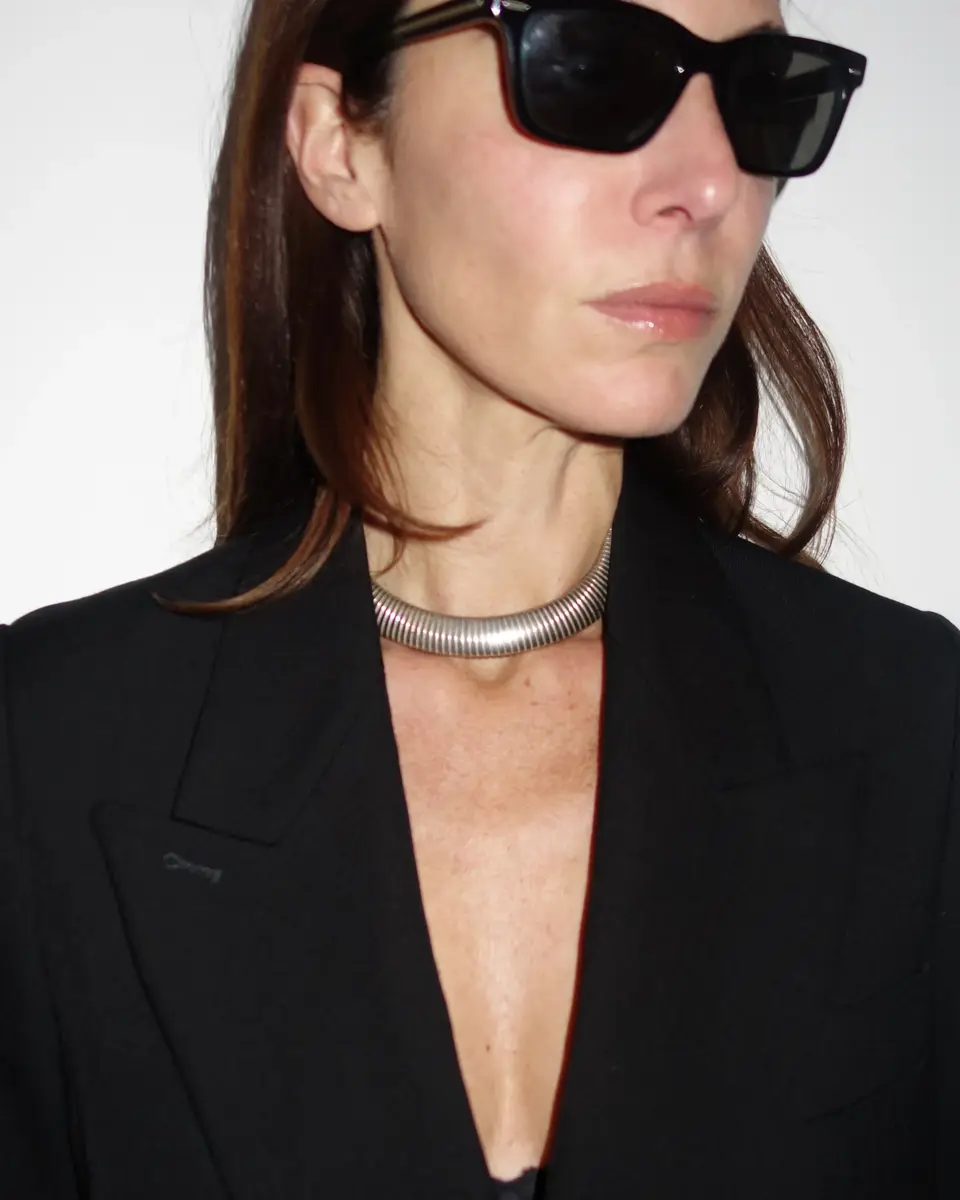 Jen Wonders Studio Silver Omega Necklace | Thumbnail 1 Jen Wonders Studio Silver Omega Necklace | Thumbnail 1