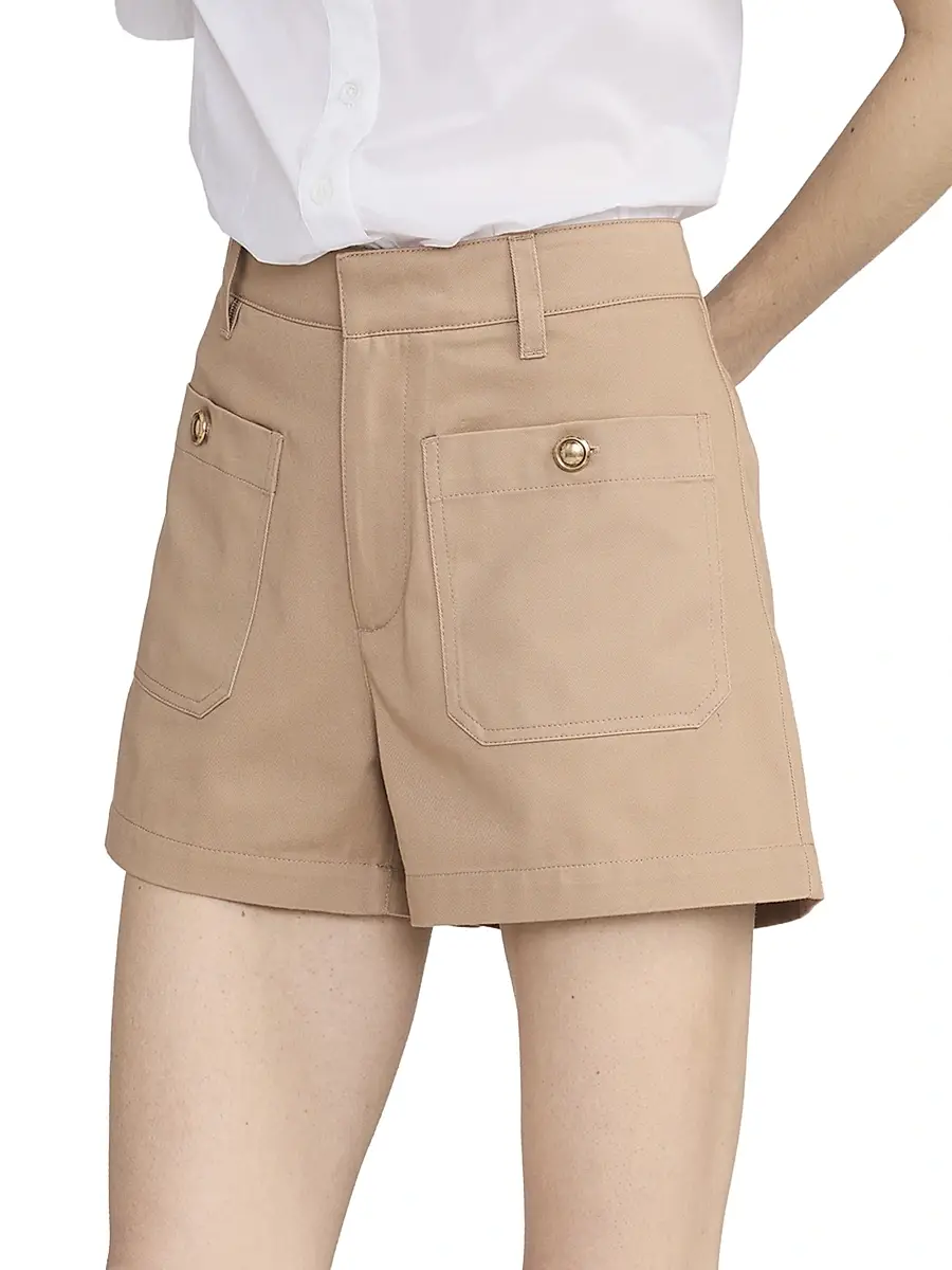 Frame Women's The Cruise High-Rise Shorts | Thumbnail 4 Frame Women's The Cruise High-Rise Shorts | Thumbnail 4