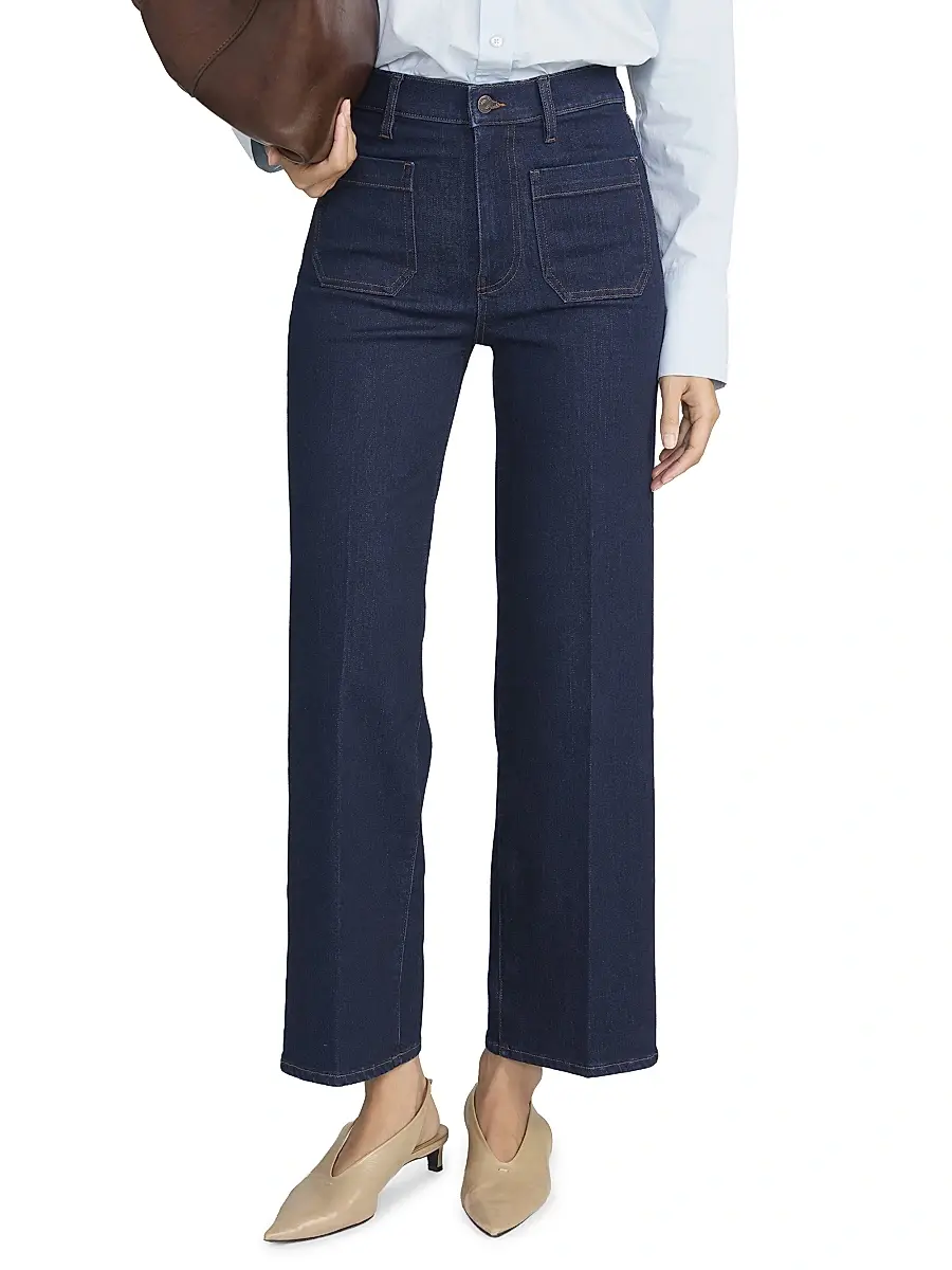 Frame Women's The Anchor High-Rise Wide-Leg Jeans | Thumbnail 4 Frame Women's The Anchor High-Rise Wide-Leg Jeans | Thumbnail 4