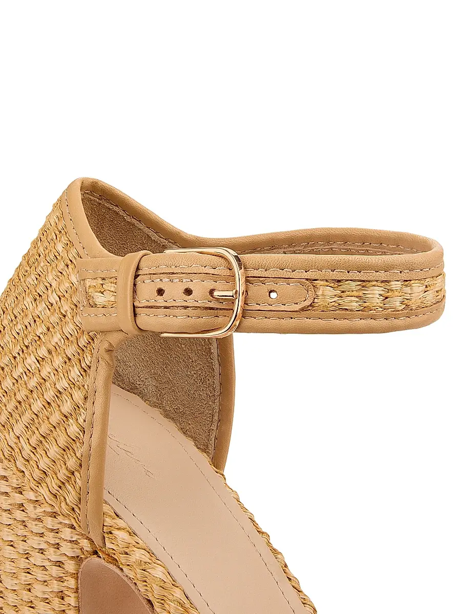 22élevé Women's 115MM Raffia Platform Sandals | Thumbnail 5 22élevé Women's 115MM Raffia Platform Sandals | Thumbnail 5