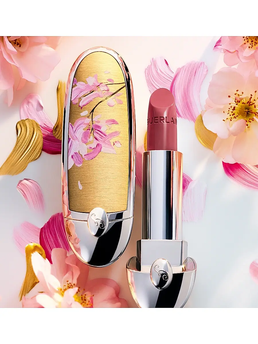 GUERLAIN Women's Rouge G Customizable Cherry Blossom Lipstick Case | Thumbnail 4