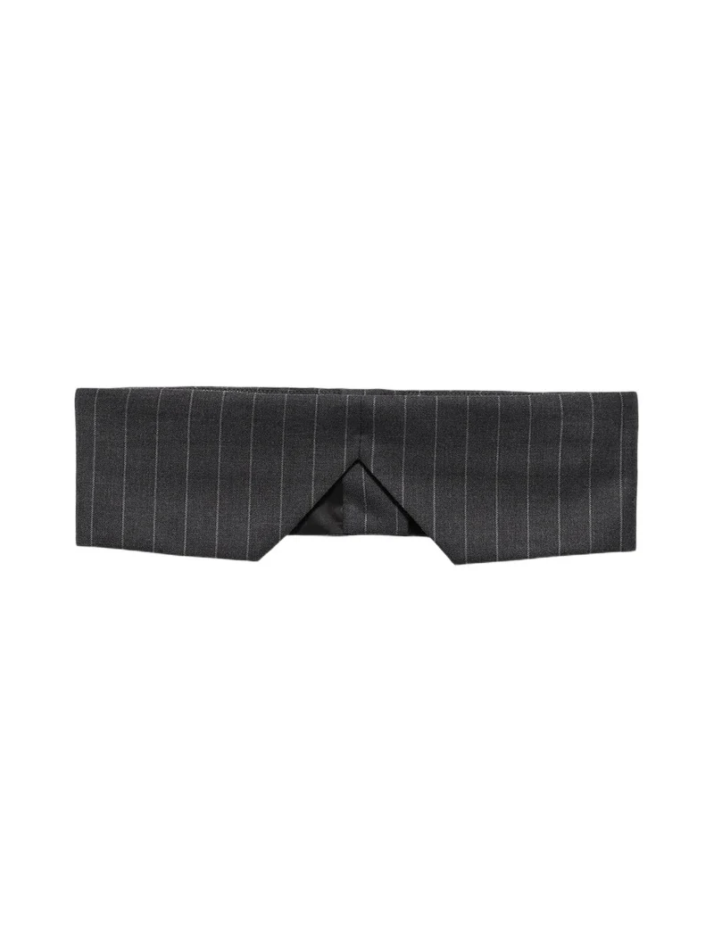Women's Pinstripe Wool Bandeau Top Women's Pinstripe Wool Bandeau Top