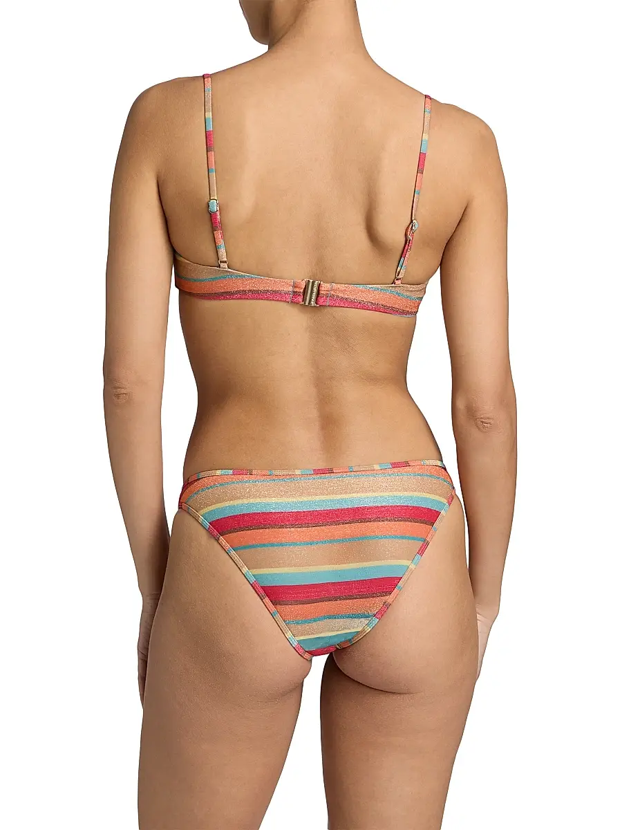 Ramy Brook Women's Mona Striped Bikini Top | Thumbnail 4