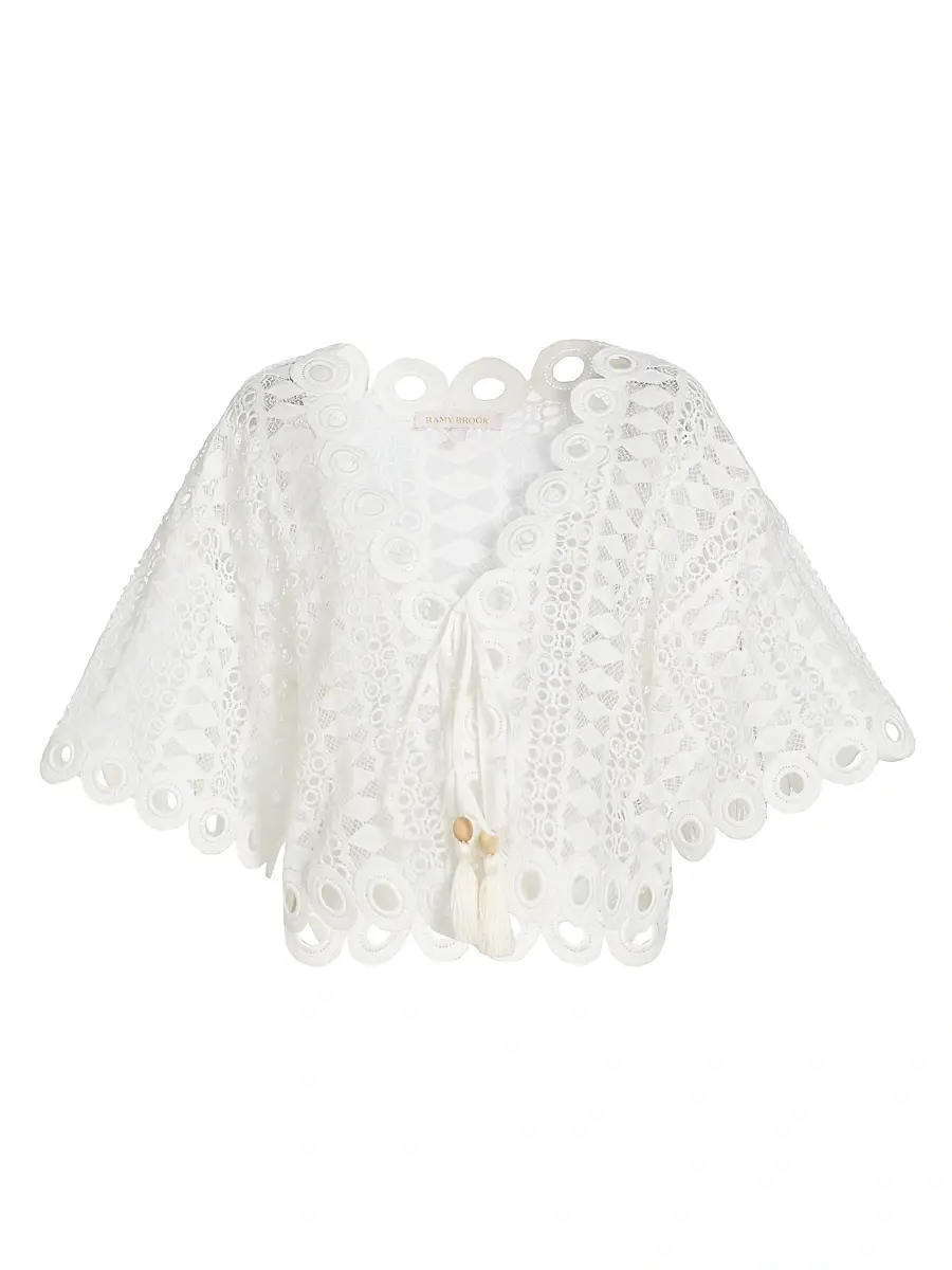 Ramy Brook Women's Dottie Cover-Up Blouse | Image 1 Ramy Brook Women's Dottie Cover-Up Blouse | Image 1