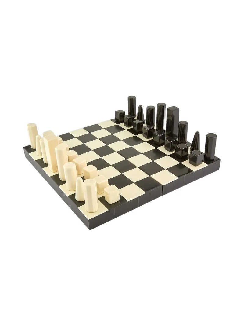 Tizo Resin Bone Traveling Chess Set