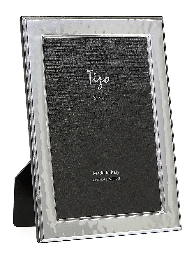 Tizo Italian Hammered Silverplate Frame