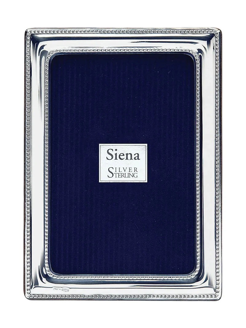 Tizo Siena Sterling Silver Classic Double Beaded Frame