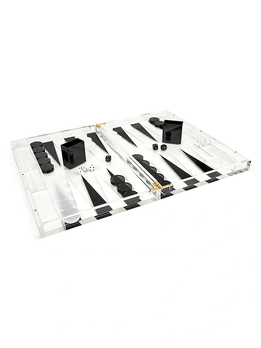Tizo Acrylic Backgammon Board Game | Thumbnail 2 Tizo Acrylic Backgammon Board Game | Thumbnail 2