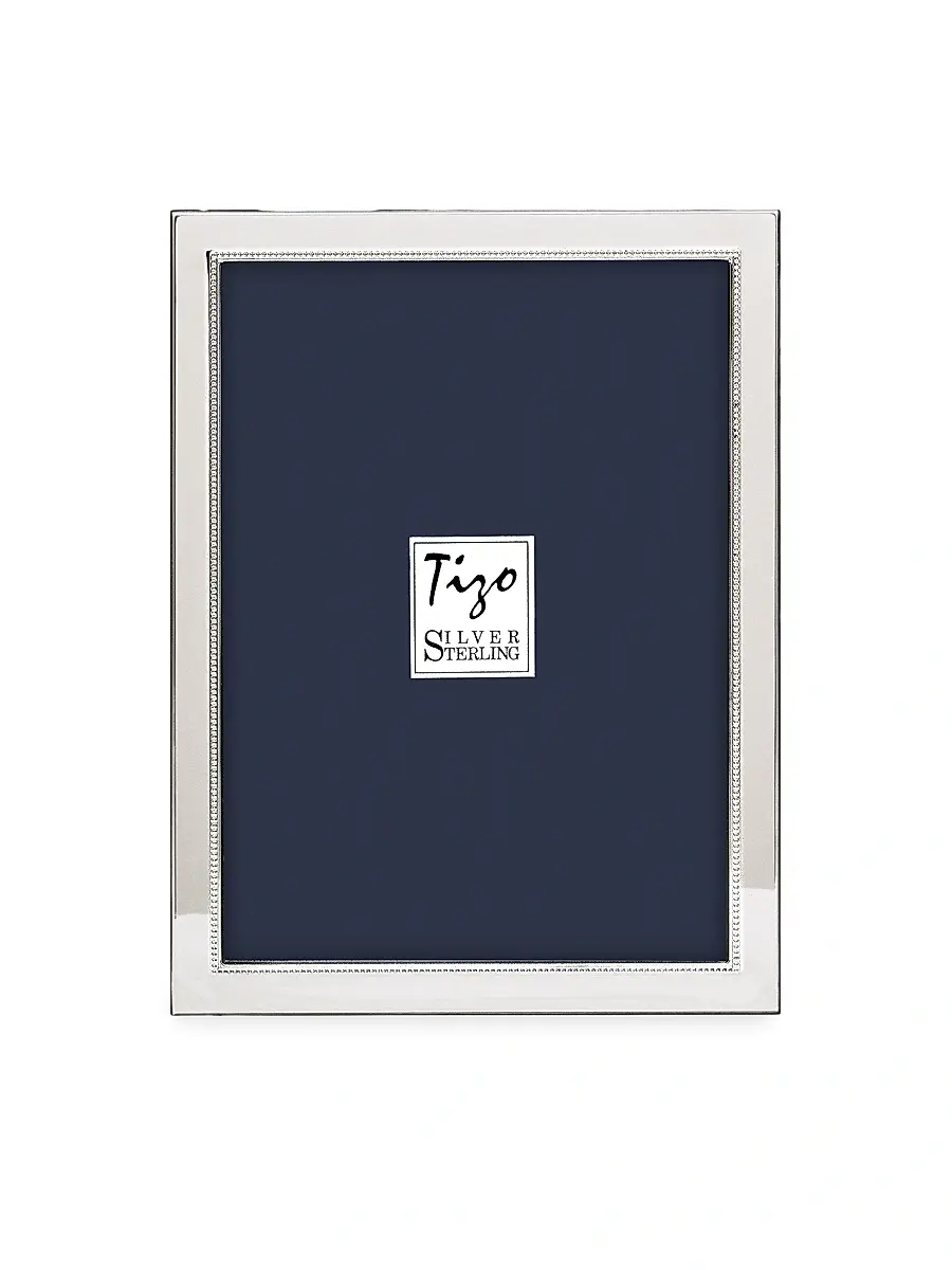 Tizo Sterling Silver Luxe Beaded Frame | Thumbnail 2 Tizo Sterling Silver Luxe Beaded Frame | Thumbnail 2