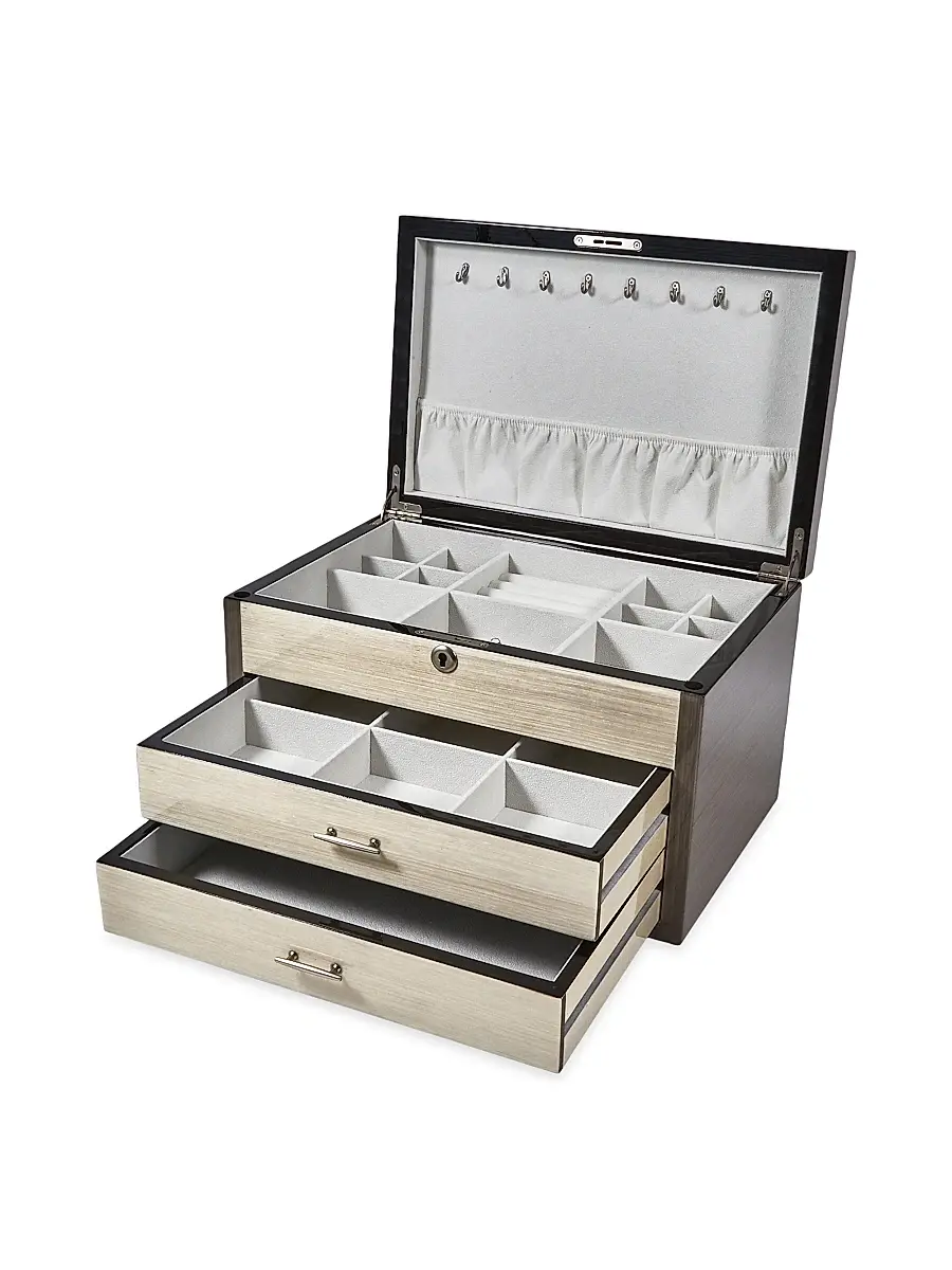 Tizo Wood Two-Tone Jewelry Box - Natural Gray | Thumbnail 2 Tizo Wood Two-Tone Jewelry Box - Natural Gray | Thumbnail 2