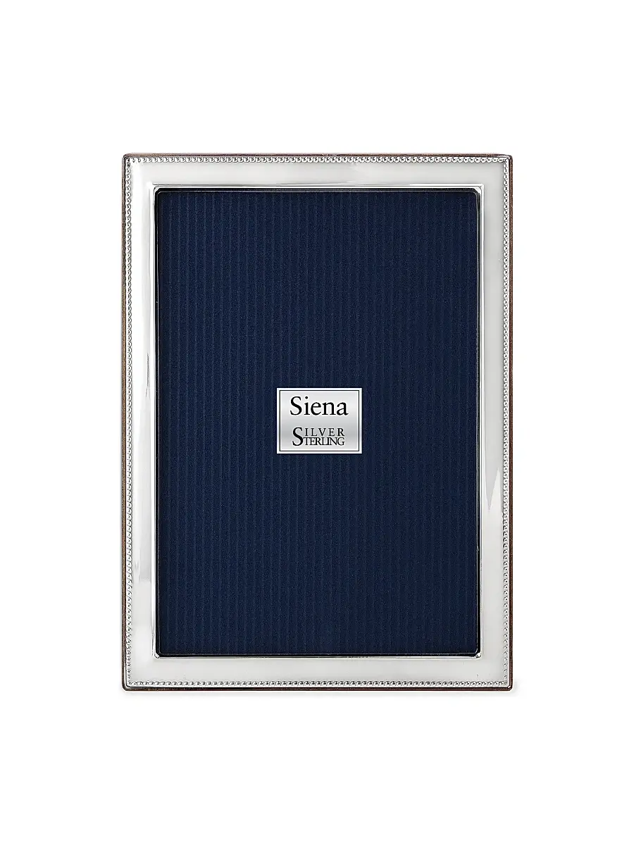 Tizo Siena Sterling Silver Deco Beaded Frame
