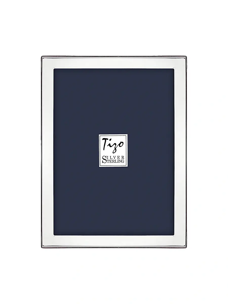 Sterling Silver Luxe Plain Frame Sterling Silver Luxe Plain Frame