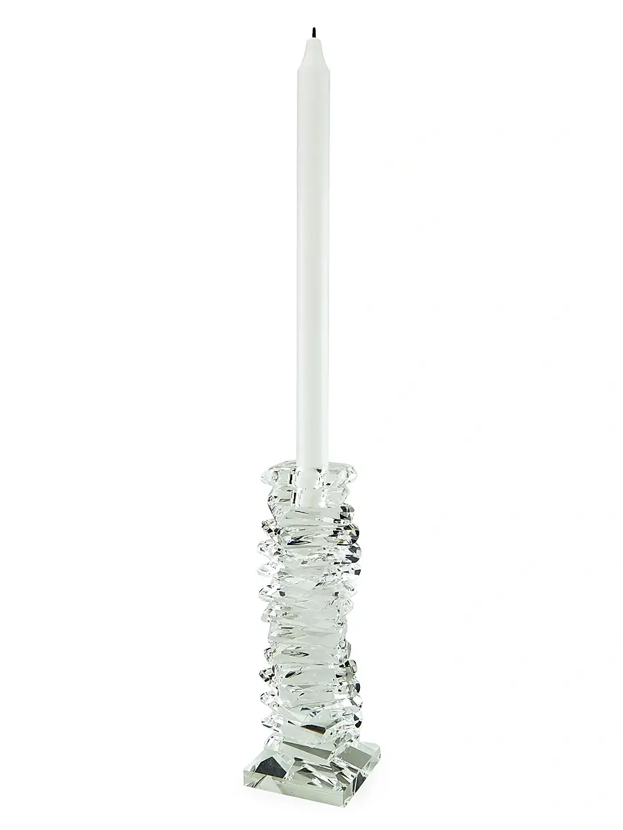 Tizo Clear Crystal Twisted Candleholder | Thumbnail 2 Tizo Clear Crystal Twisted Candleholder | Thumbnail 2