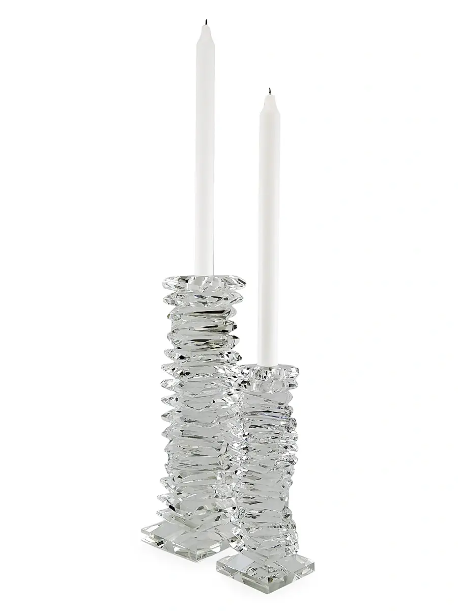 Tizo Clear Crystal Twisted Candleholder | Thumbnail 3 Tizo Clear Crystal Twisted Candleholder | Thumbnail 3