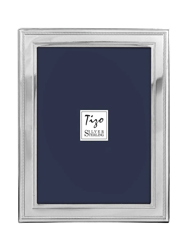 Tizo Sterling Silver Luxe Double Bead Frame