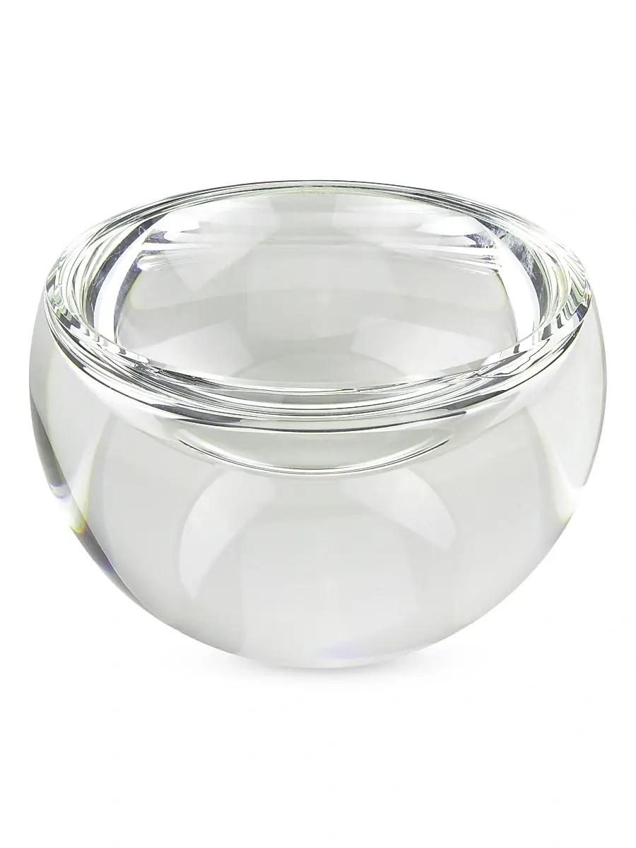 Clear Crystal Sphere Bowl Clear Crystal Sphere Bowl