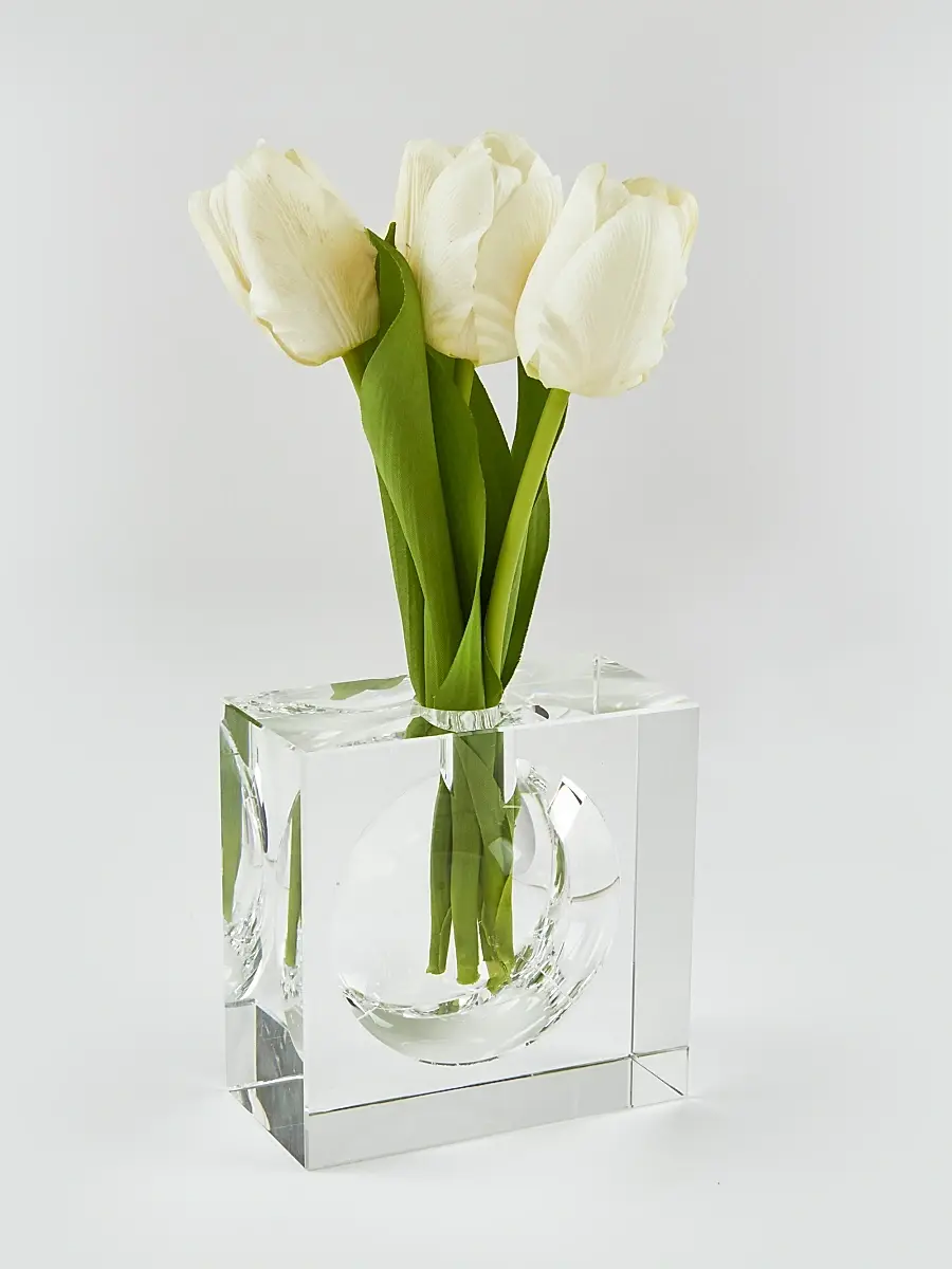 Tizo Crystal Square Bubble Vase | Thumbnail 2