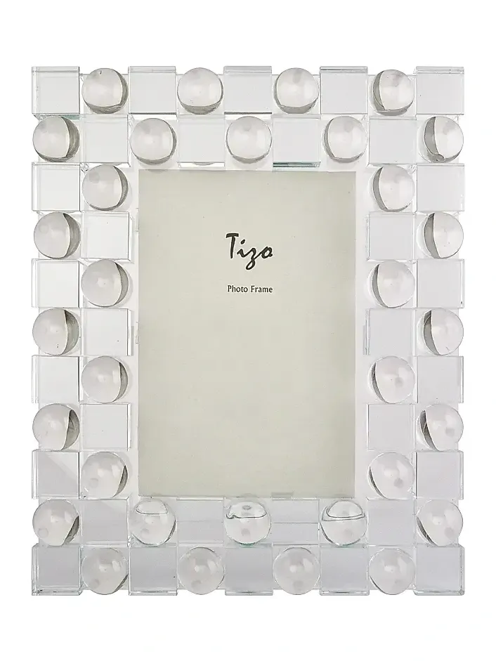Tizo Spheres & Squares Crystal 5'' X 7'' Frame