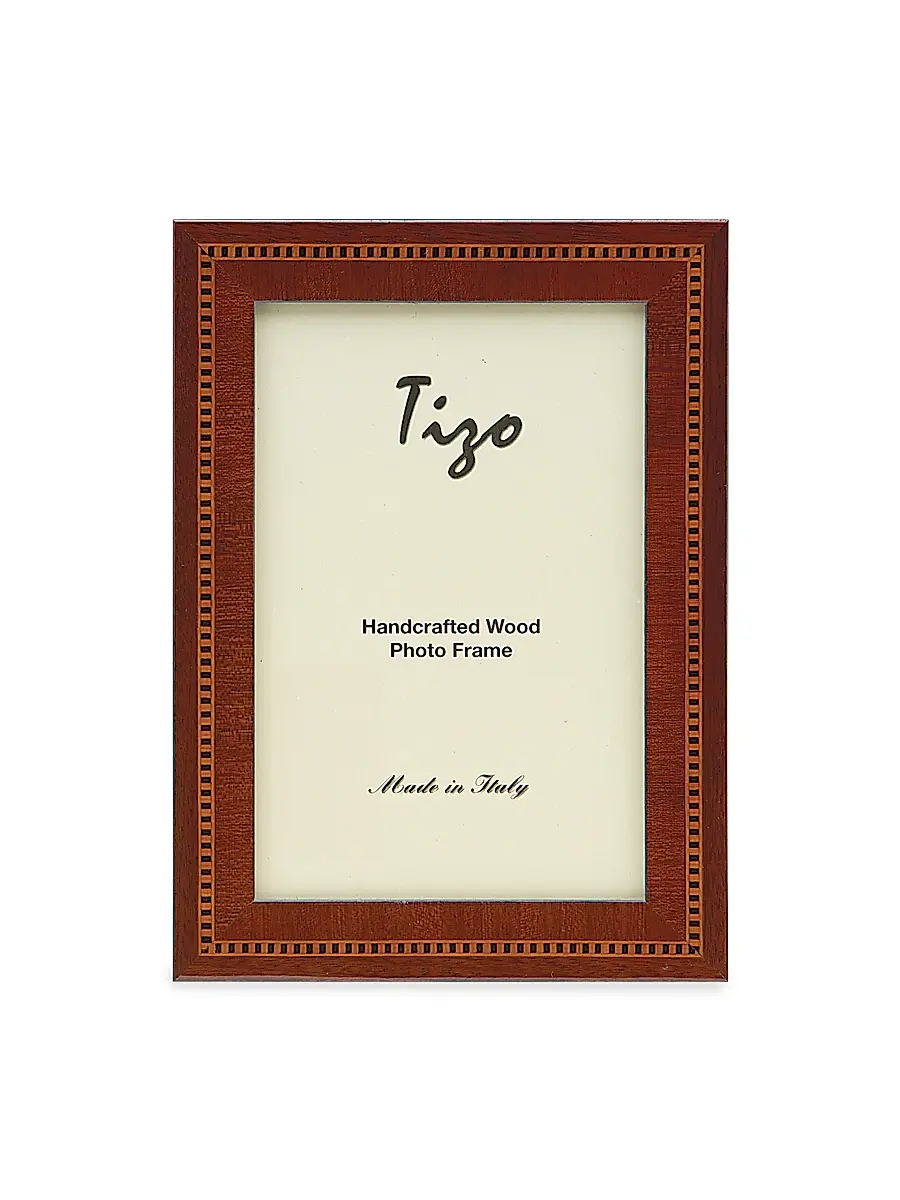 Tizo Inlaid Wood Checkered Frame