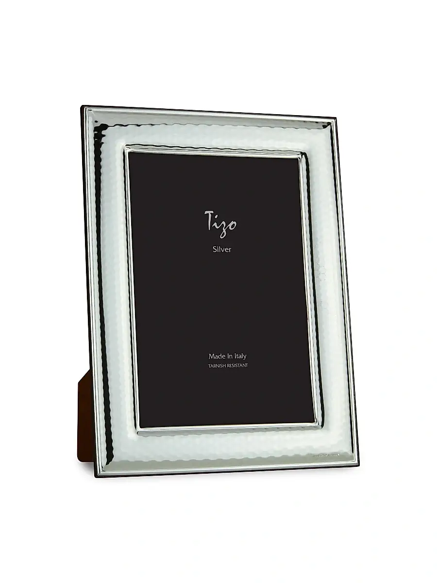 Tizo Italian Silverplate Hammered Frame