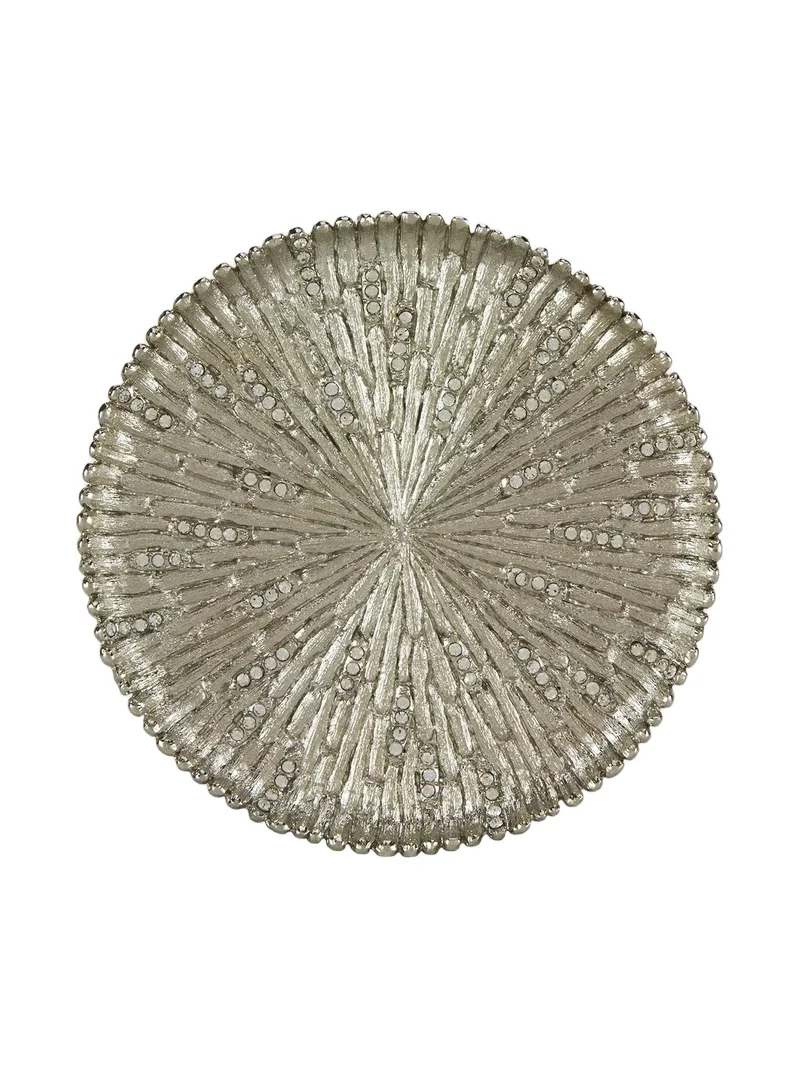 Tizo Crystal Enameled Round Coaster