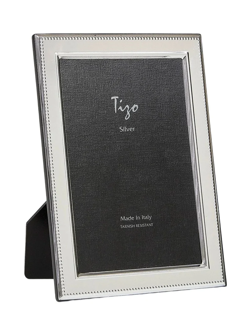 Tizo Italian Silverplate Beaded Frame