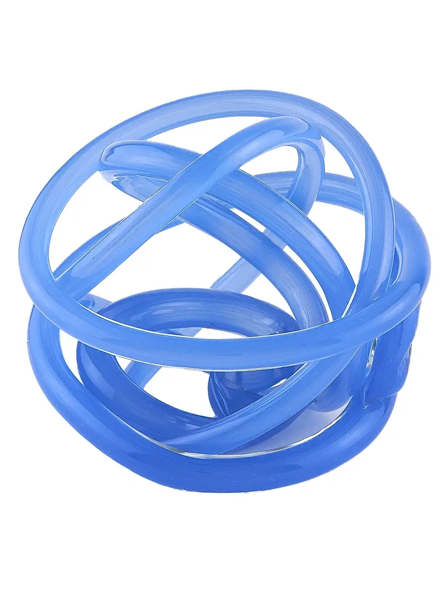 Tizo Decorative Yellow Glass Knot