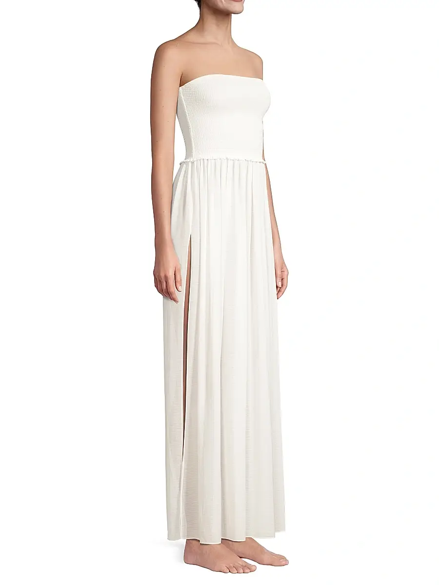 Ramy Brook Women's Calista Strapless Smocked Dress | Thumbnail 4 Ramy Brook Women's Calista Strapless Smocked Dress | Thumbnail 4