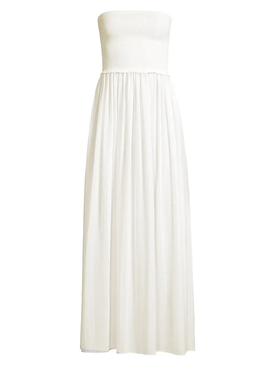 Ramy Brook Women's Calista Strapless Smocked Dress