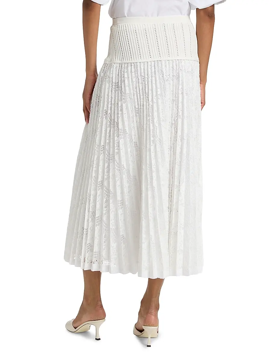 Simkhai Women's Verona Lace Midi-Skirt | Thumbnail 5 Simkhai Women's Verona Lace Midi-Skirt | Thumbnail 5