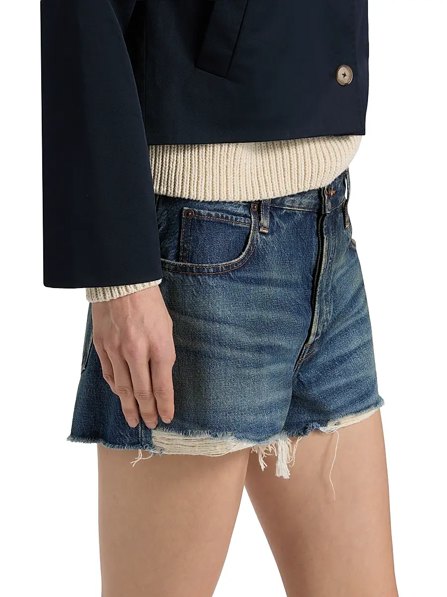 Frame Women's The Hang Denim Shorts | Thumbnail 4 Frame Women's The Hang Denim Shorts | Thumbnail 4