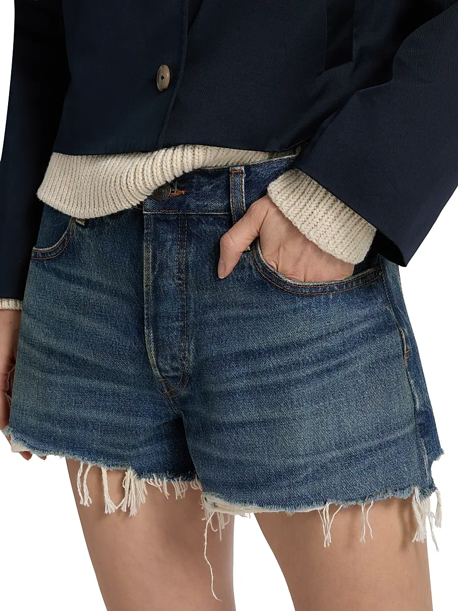 Frame Women's The Hang Denim Shorts | Thumbnail 6 Frame Women's The Hang Denim Shorts | Thumbnail 6