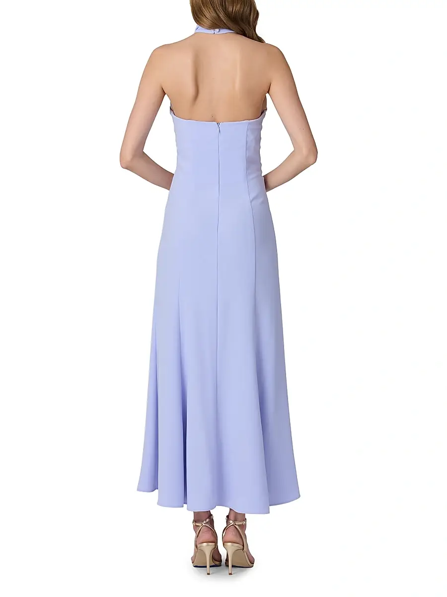 Shoshanna Women's Keller Panelled Halter Midi-Dress | Thumbnail 3 Shoshanna Women's Keller Panelled Halter Midi-Dress | Thumbnail 3