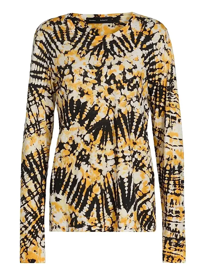Women's Mia Tie-Dye Jersey Top Women's Mia Tie-Dye Jersey Top