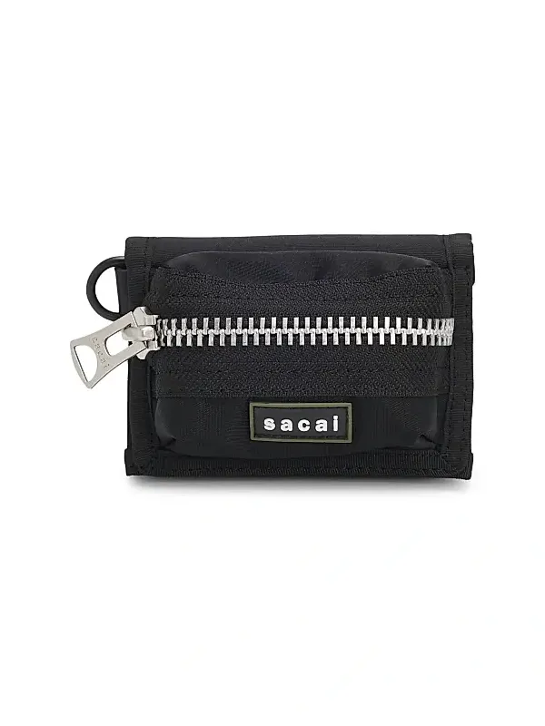 Sacai Men's Pocket Trifold Wallet