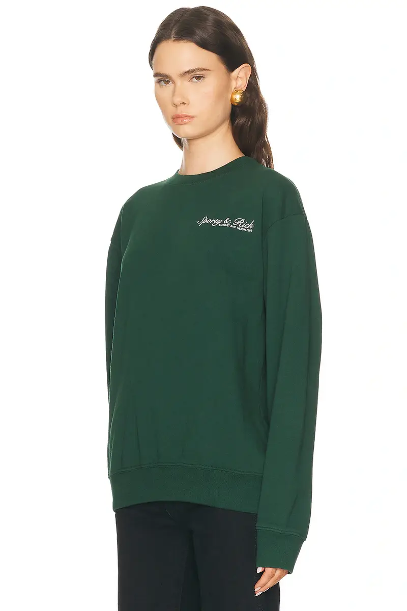 Sporty & Rich Syracuse Crewneck Sweatshirt | Thumbnail 3 Sporty & Rich Syracuse Crewneck Sweatshirt | Thumbnail 3
