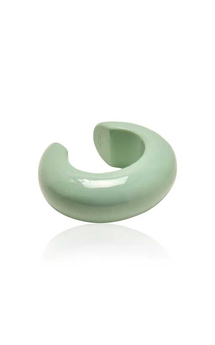 Lizzie Fortunato Arc Cuff In Seafoam
