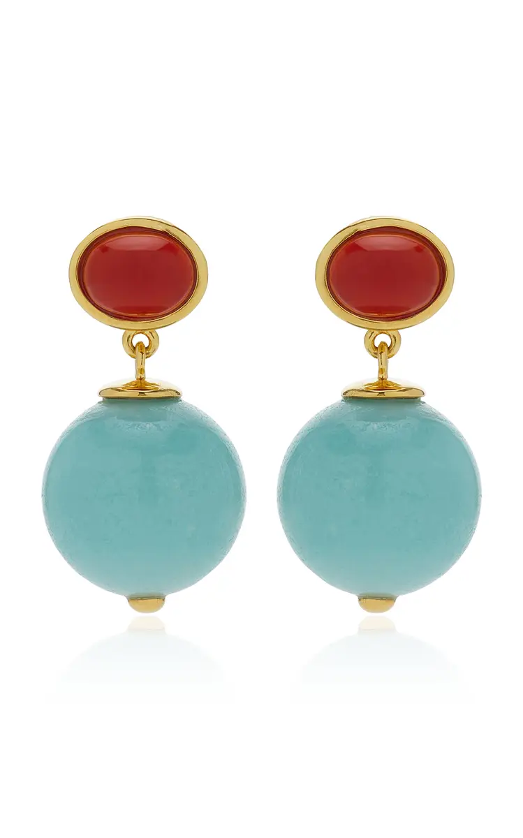 Lizzie Fortunato Umbria Amazonite Earrings