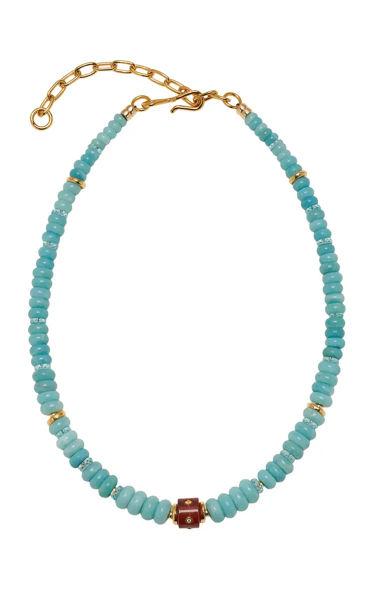 Lizzie Fortunato Hidden Stone Necklace