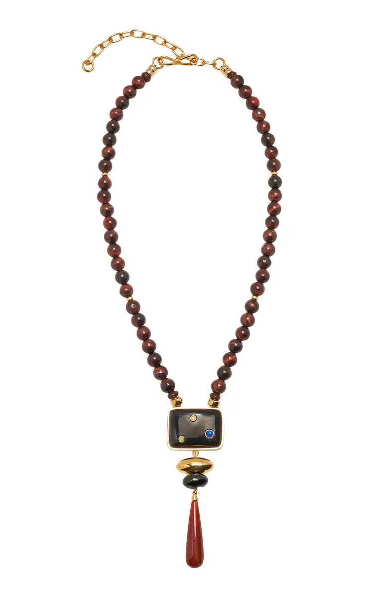 Lizzie Fortunato Constellation Pendant Necklace