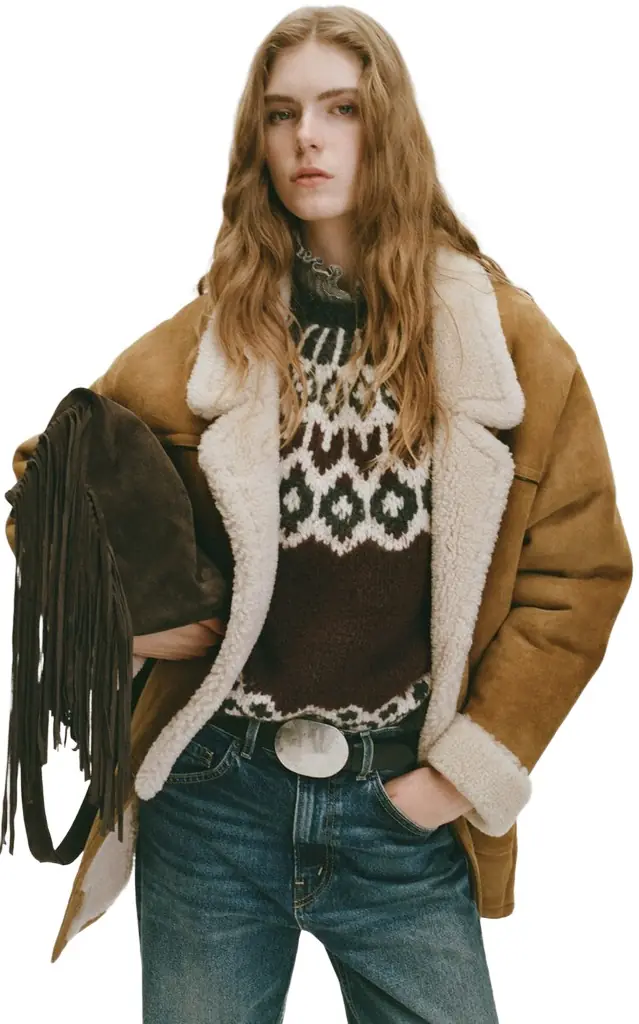 Noelle Shearling Coat Noelle Shearling Coat